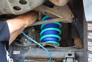 Toyota Prado 120 Fitted With Airbag Suspension System