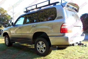 2" Inch Bilstein Airbag Lift Kit fitted to a Toyota Landcruiser 100 Series